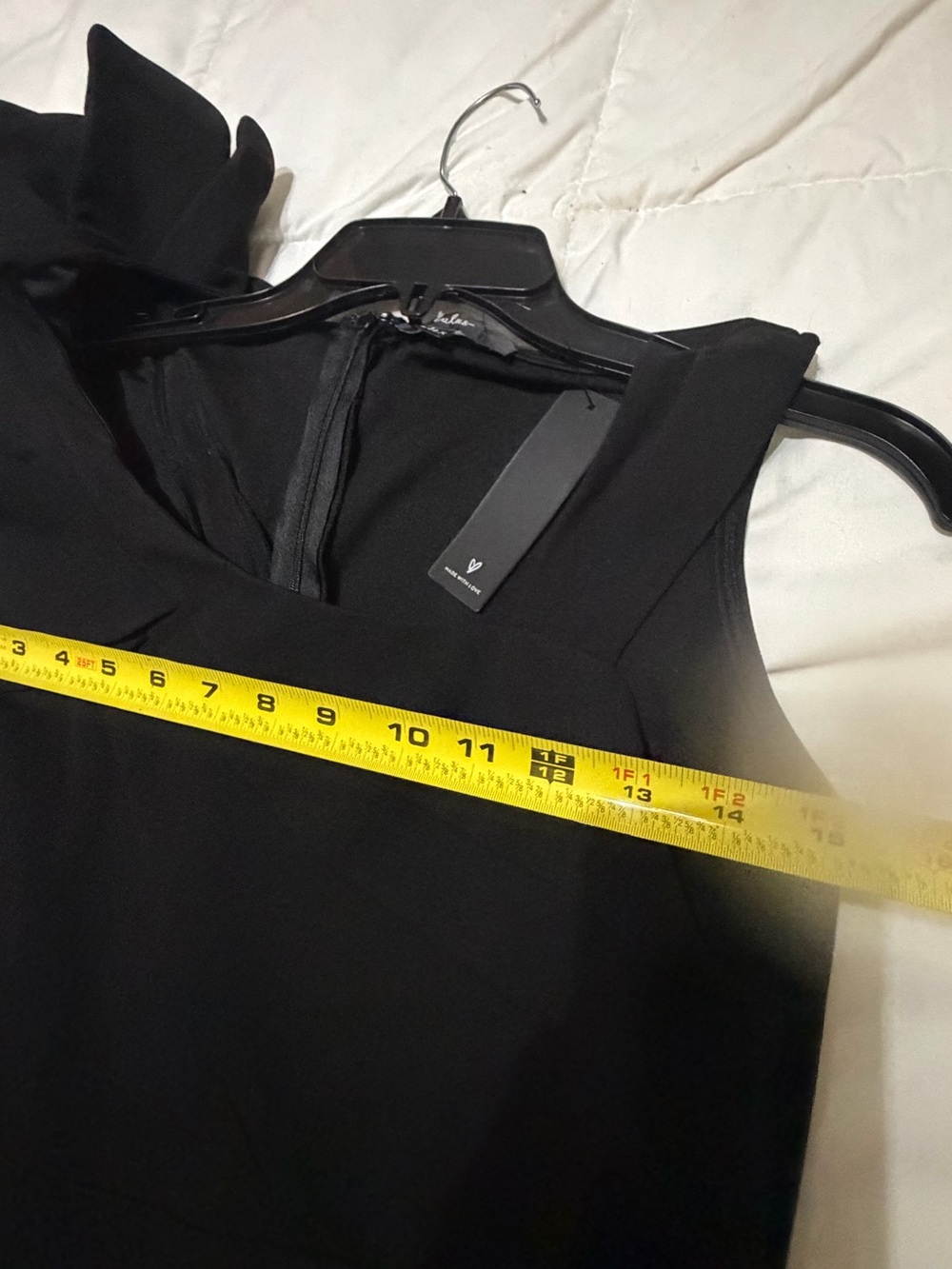 Lulu's Black One-Shoulder Ruffle Gown - Picture 5 of 9